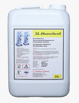 Sunshine Solution DiatroSteril — Heat Disinfectant for Haemodialysis Machines (5 L)